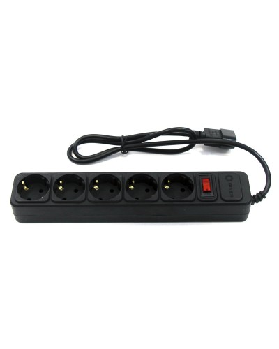 SP5B-110U. Сетевой фильтр 5 розеток, 1м, черный. 5bites в Камышине