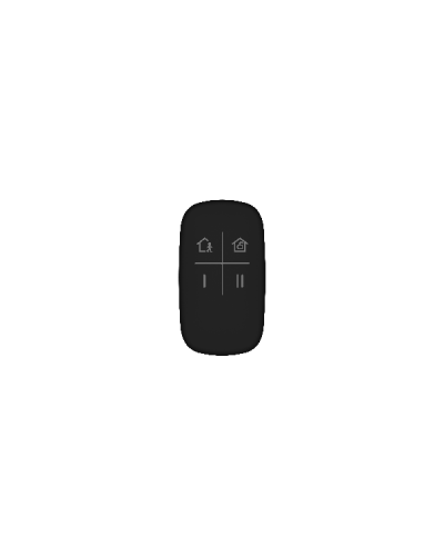 DS-PKF1-WE (цв. черный). Брелок 4-х кнопочный с обратной связью. AX PRO Hikvision в Камышине