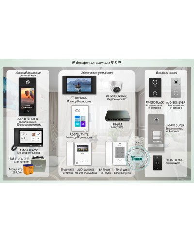 ДМФ-004. IP-домофонные системы BAS-IP. BAS-IP в Камышине