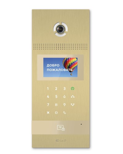 AA-12FB GOLD. Вызывная панель подъездного IP-домофона. BAS-IP в Камышине