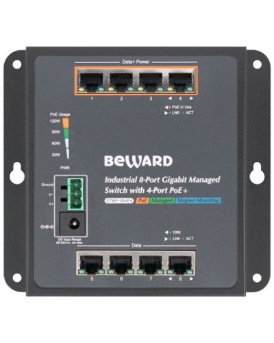 STWP-08HP4. Коммутатор 8-портовый. Beward в Камышине