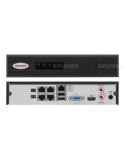 BK0104H2-P4. IP-видеорегистратор 4-канальный. Beward в Камышине