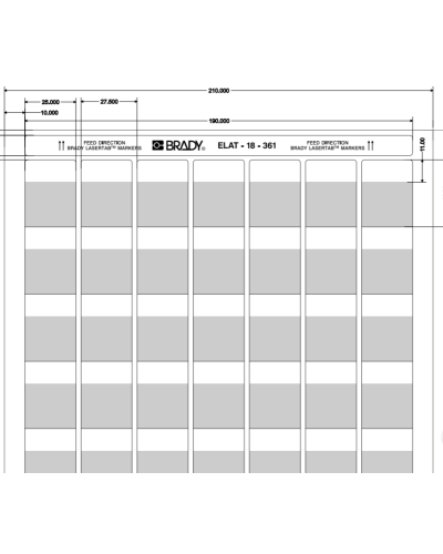 ELAT-18-361-2.5 (уп. 2500 шт.): Этикетка в Камышине