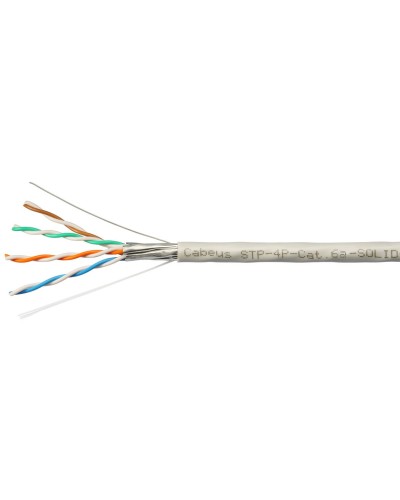 STP-4P-Cat.6a-SOLID-IN-PVC (7196c). Кабель «витая пара» (LAN) для структурированных систем связи. CABEUS в Камышине