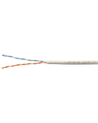 UTP-2P-Cat.5e-SOLID-LSZH-GY-LIGHT-100 (11079c-5). Кабель «витая пара» (LAN) для структурированных систем связи. CABEUS в Камышине