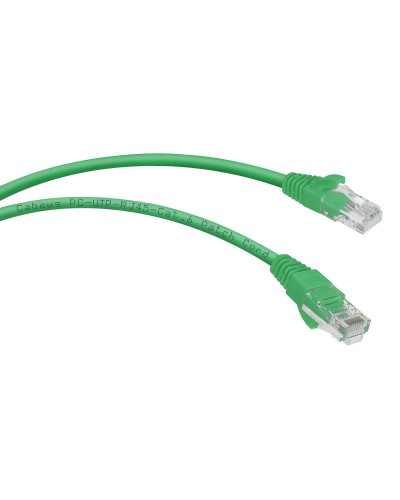 PC-UTP-RJ45-Cat.6-0.3m-GN (8682c), зелёный. Патч-корд медный. CABEUS в Камышине