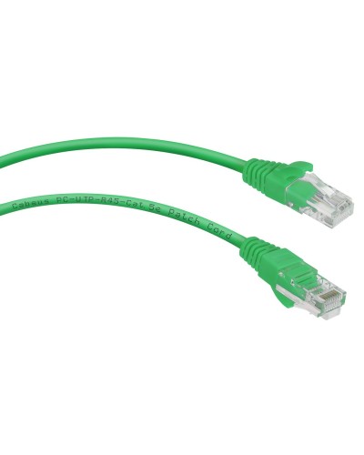 PC-UTP-RJ45-Cat.5e-5m-GN (7457c), зелёный. Патч-корд медный. CABEUS в Камышине