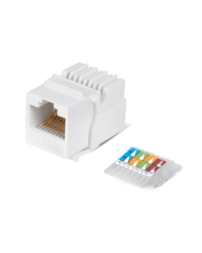 KJ-RJ45-Cat.6-Toolless (7959c): Вставка Keystone Jack RJ-45 в Камышине