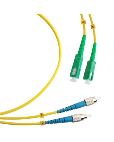 FOP(d)-9-SC/APC-FC/UPC-1,5m (8122c). Патч-корд оптический. CABEUS в Камышине
