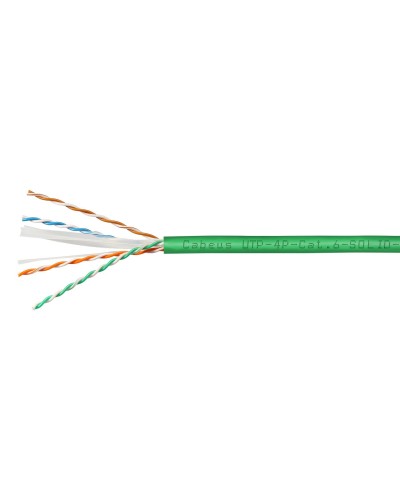 UTP-4P-Cat.6-SOLID-LSLTx-GN (11139c). Кабель «витая пара» (LAN) для структурированных систем связи. CABEUS в Камышине