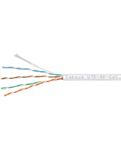 UTP-4P-Cat.5e-SOLID-LSZH-GY (9776c). Кабель «витая пара» (LAN) для структурированных систем связи. CABEUS в Камышине