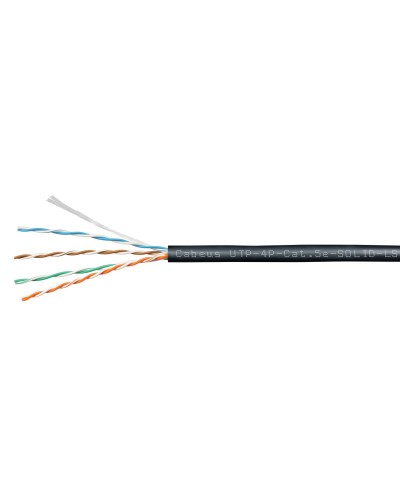 UTP-4P-Cat.5e-SOLID-LSZH-BK (9781c). Кабель «витая пара» (LAN) для структурированных систем связи. CABEUS в Камышине