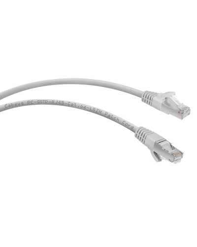 PC-SSTP-RJ45-Cat.6a-0.5m-LSZH (7900c), серый. Патч-корд медный. CABEUS в Камышине