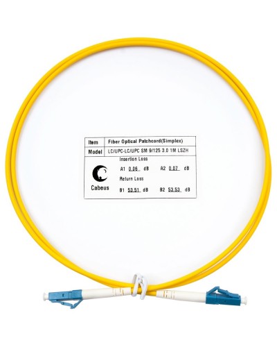 FOP(s)-9-LC-LC-0,5m (8807c). Патч-корд оптический. CABEUS в Камышине