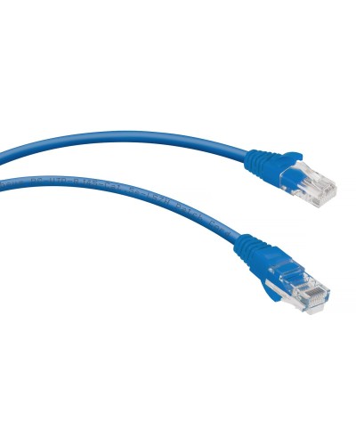 PC-UTP-RJ45-Cat.5e-0.3m-BL-LSZH (9527c), синий. Патч-корд медный. CABEUS в Камышине
