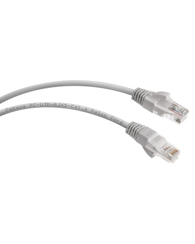 PC-UTP-RJ45-Cat.6-2m (7268c), серый. Патч-корд медный. CABEUS в Камышине