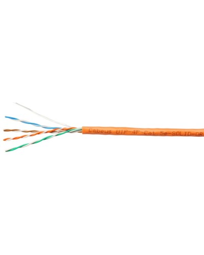 UTP-4P-Cat.5e-SOLID-LSZH-OR-LIGHT-100 (10993c-5). Кабель «витая пара» (LAN) для структурированных систем связи. CABEUS в Камышине