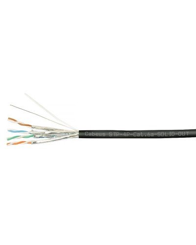 STP-4P-Cat.6a-SOLID-OUT-LSZH-UV (7198c). Кабель «витая пара» (LAN) для структурированных систем связи. CABEUS в Камышине
