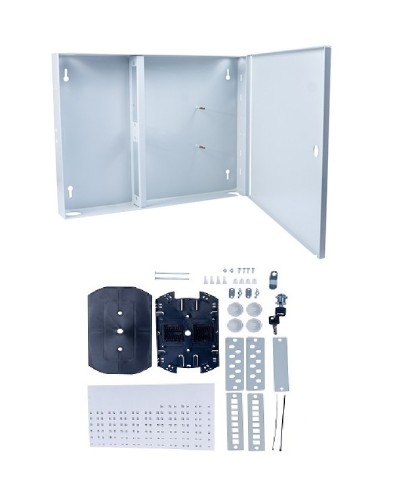 FO-WL-16-SC/2LC/FC/ST-FP-K (12302c). Бокс оптический настенный. CABEUS в Камышине