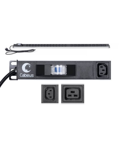PDU-16-14C13-10C19-B-C14 (9553c). Блок розеток. CABEUS в Камышине