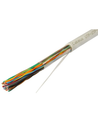 UTP-25P-Cat.3-IN (7279c). Кабель «витая пара» (LAN) для структурированных систем связи. CABEUS в Камышине