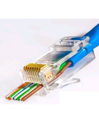 8P8C-C6-FC (100 шт) (10795c). Разъем RJ-45. CABEUS в Камышине