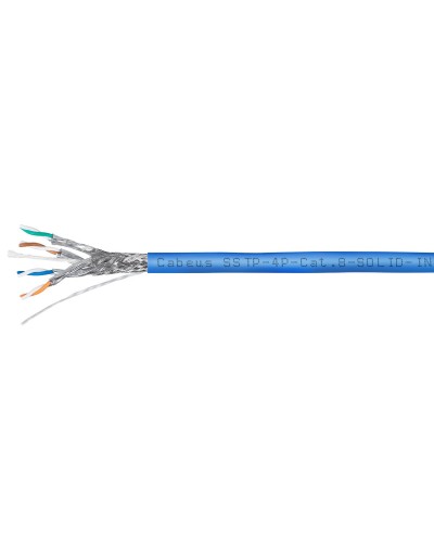 SSTP-4P-Cat.8-SOLID-IN-LSZH-BL (7750c). Кабель «витая пара» (LAN) для структурированных систем связи. CABEUS в Камышине