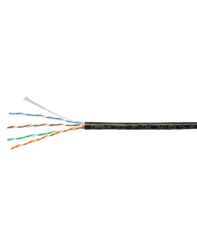 UTP-4P-Cat.5e-SOLID-BK-100 (7252c-5). Кабель «витая пара» (LAN) для структурированных систем связи. CABEUS в Камышине