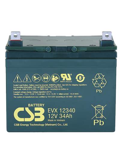CSB EVX 12340. Аккумулятор герметичный свинцово-кислотный. CSB в Камышине