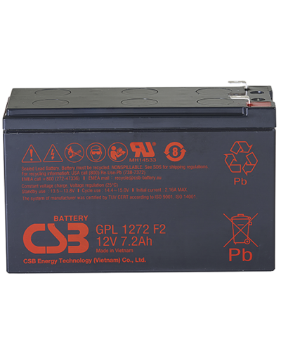 CSB GPL 1272 F2 FR. Аккумулятор герметичный свинцово-кислотный. CSB в Камышине