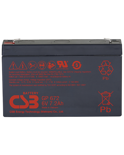 CSB GP 672. Аккумулятор герметичный свинцово-кислотный. CSB в Камышине