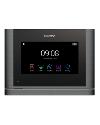 CDV-704MF (темное серебро) Black Smog. Монитор видеодомофона цветной. Commax в Камышине