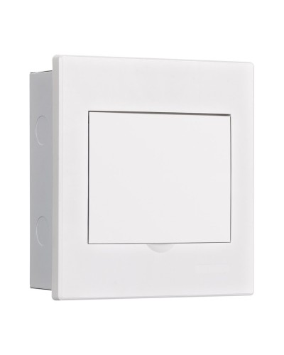 Корпус ЩРВ-М 6 модулей IP41 встраиваемый белая дверь (31101DEK). Корпус пластиковый. DEKraft в Камышине