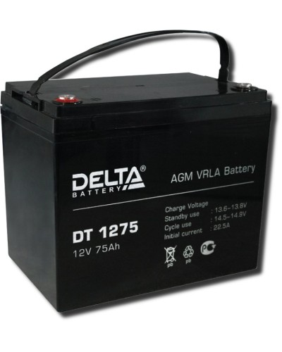 Delta DT 1275. Аккумулятор герметичный свинцово-кислотный. Delta в Камышине
