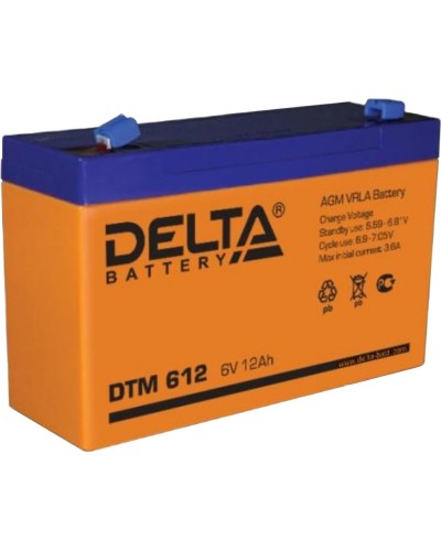 Delta DTM 612. Аккумулятор герметичный свинцово-кислотный. Delta в Камышине