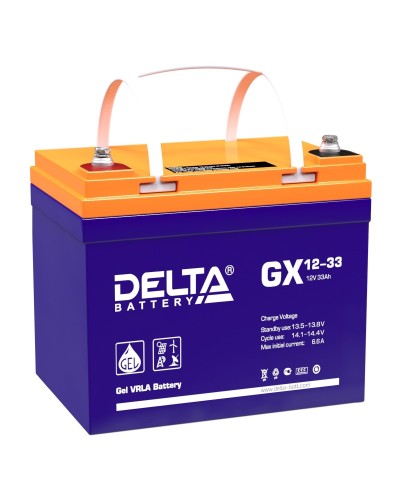 Delta GX 12-33. Аккумулятор герметичный свинцово-кислотный. Delta в Камышине