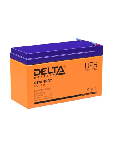 Delta DTM 1207. Аккумулятор герметичный свинцово-кислотный. Delta в Камышине