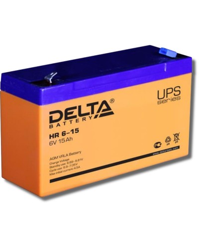 Delta HR 6-15. Аккумулятор герметичный свинцово-кислотный. Delta в Камышине