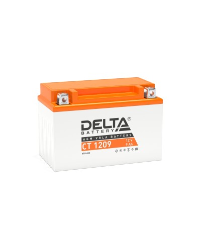Delta CT 1209. Аккумулятор герметичный свинцово-кислотный стартерный. Delta в Камышине