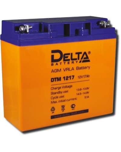 Delta DTM 1217. Аккумулятор герметичный свинцово-кислотный. Delta в Камышине