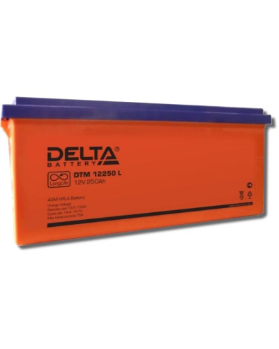 Delta DTM 12250 L. Аккумулятор герметичный свинцово-кислотный. Delta в Камышине