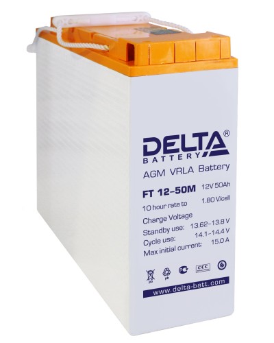 Delta FT 12-50 M. Аккумулятор герметичный свинцово-кислотный. Delta в Камышине