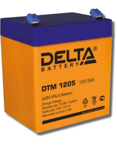 Delta DTM 1205. Аккумулятор герметичный свинцово-кислотный. Delta в Камышине