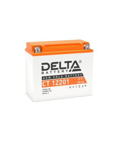 Delta CT 12201. Аккумулятор герметичный свинцово-кислотный стартерный. Delta в Камышине
