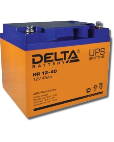 Delta HR 12-40. Аккумулятор герметичный свинцово-кислотный. Delta в Камышине
