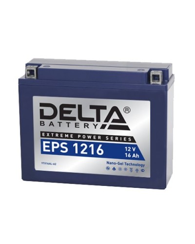 Delta EPS 1216. Аккумулятор герметичный свинцово-кислотный стартерный. Delta в Камышине