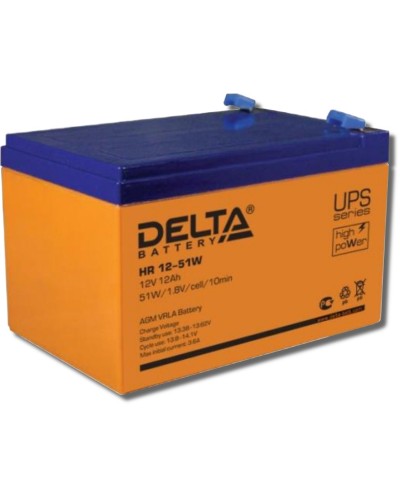 Delta HR 12-51 W. Аккумулятор герметичный свинцово-кислотный. Delta в Камышине