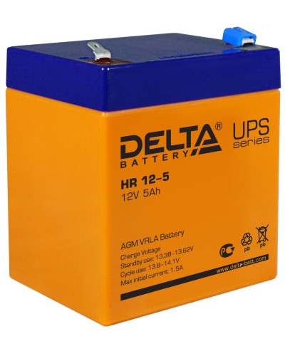Delta HR 12-5. Аккумулятор герметичный свинцово-кислотный. Delta в Камышине