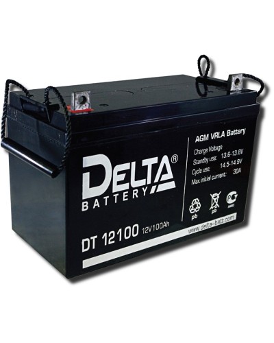Delta DT 12100. Аккумулятор герметичный свинцово-кислотный. Delta в Камышине