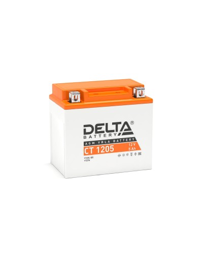 Delta CT 1205. Аккумулятор герметичный свинцово-кислотный стартерный. Delta в Камышине